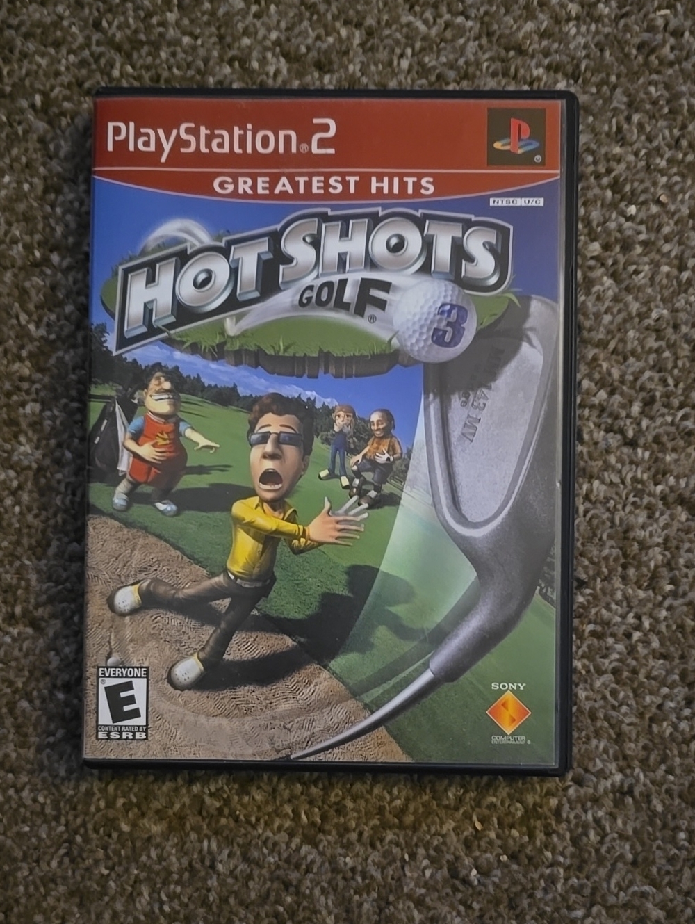 Sony Hot Shots Golf 3 (Greatest Hits) - Blue/Red Case